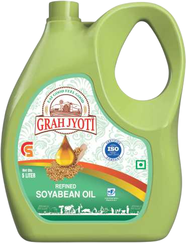 GRAH JYOTI SOYABEAN OIL JERRY CAN 5 LITRE PACK